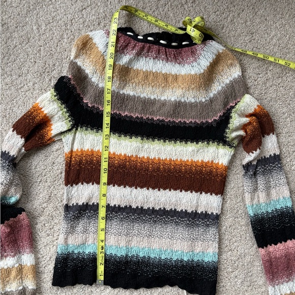 Missoni Multicolor Striped Cowl Neck Sweater - Picture 3 of 6